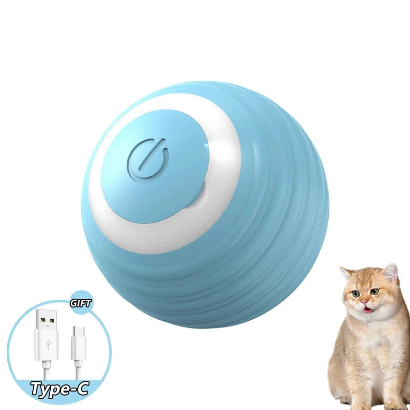 Cat Interactive Ball Smart Cat Toys Indoor Automatic Rolling Magic Ball Electronic Interactive Cat Toy Cat Game Accessories