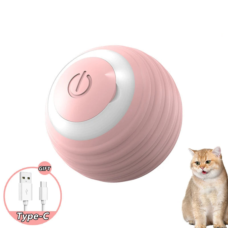 Cat Interactive Ball Smart Cat Toys Indoor Automatic Rolling Magic Ball Electronic Interactive Cat Toy Cat Game Accessories