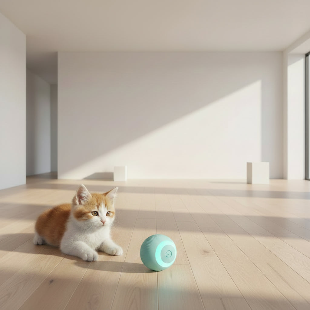 Cat Interactive Ball Smart Cat Toys Indoor Automatic Rolling Magic Ball Electronic Interactive Cat Toy Cat Game Accessories
