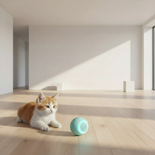 Cat Interactive Ball Smart Cat Toys Indoor Automatic Rolling Magic Ball Electronic Interactive Cat Toy Cat Game Accessories